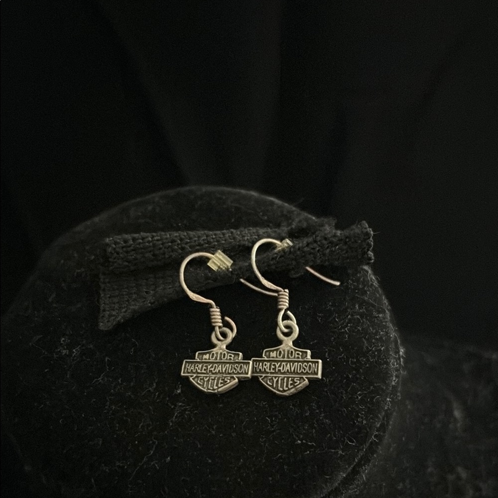 Harley-Davidson Silver Earrings